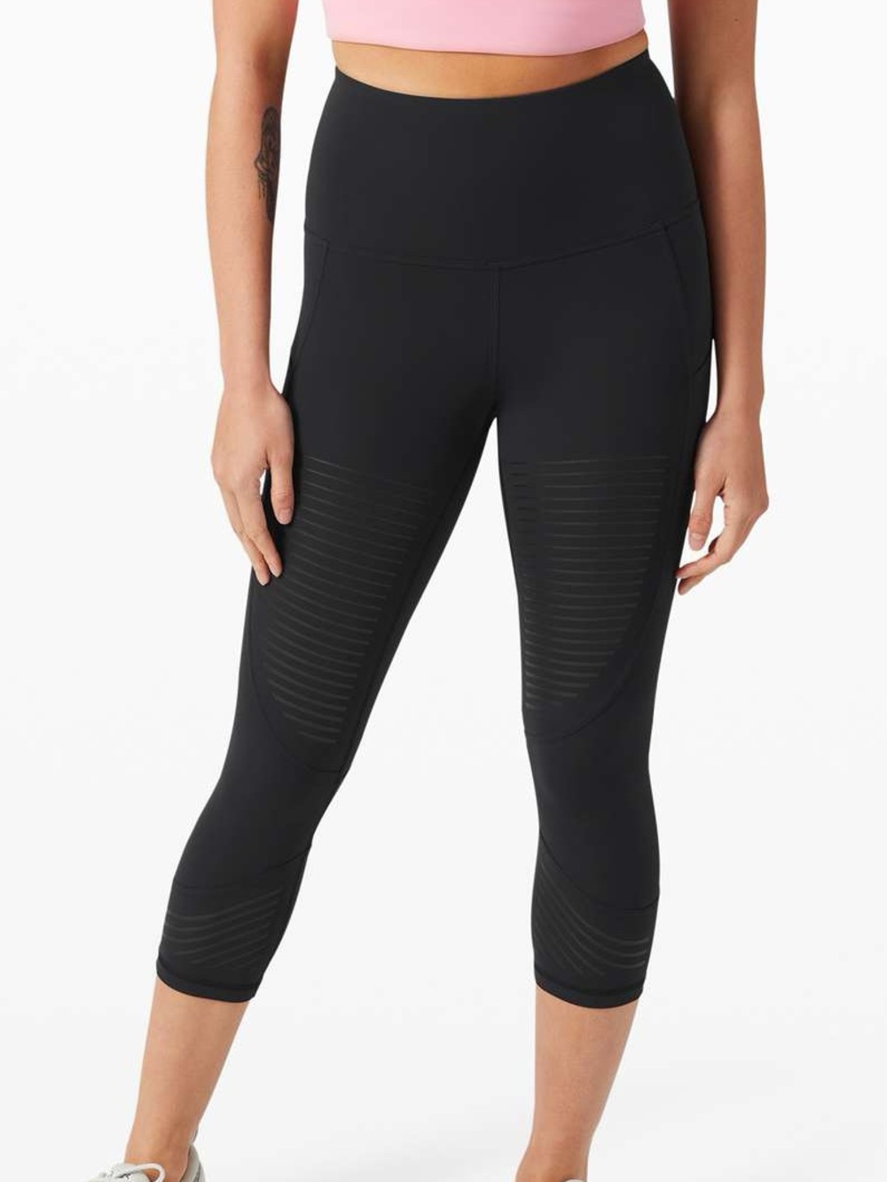 Lululemon Rogue Renegade Super High-Rise Crop 21” Black Size 4